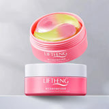 60pcs/box Seaweed Sakura Crystal Collagen Eye Mask Anti Dark Circles Moisturizing Anti-aging Eye Patches Gel Masks Skin Care