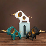 Abstract Bull Sculpture