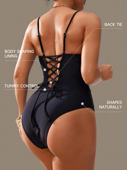 Ciara Sun Tummy Control One-Piece Swimsuit
