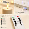 Rechargeable Flameless Tea Lights Candles with Remote & Timer