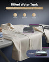 Travel Steamer Iron for Clothes, Portable Handheld Clothes Steamer with 6 Smart Modes, 12S Fast Heat-Up, 2-in-1 Steamer and Iron, 150ml Water Tank, Powerful Wrinkle Removal for Home & Travel, 120V