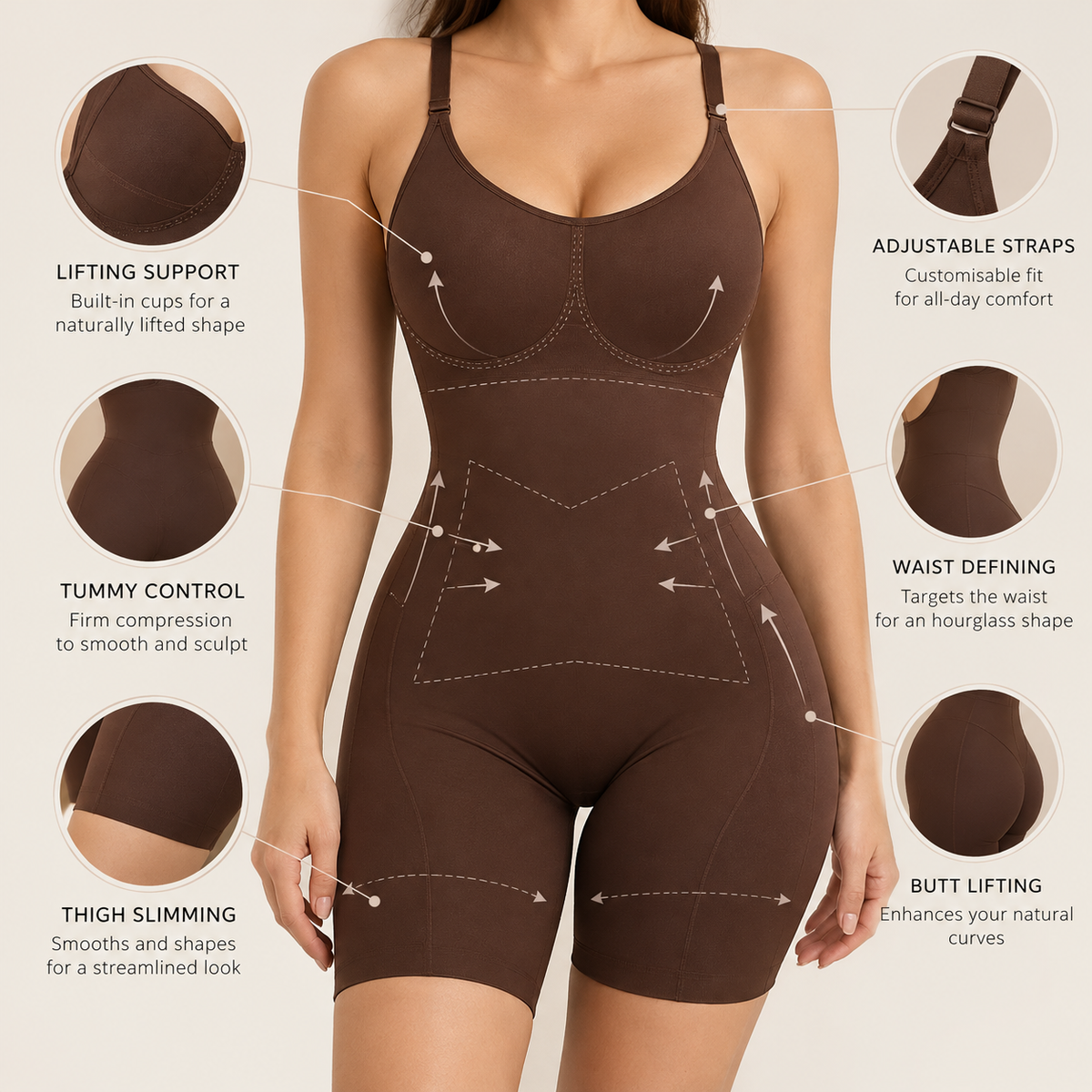 Snatché | Seamless Sculpting Bodysuit