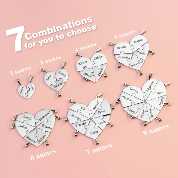 Heart of Us™ Puzzle Necklace