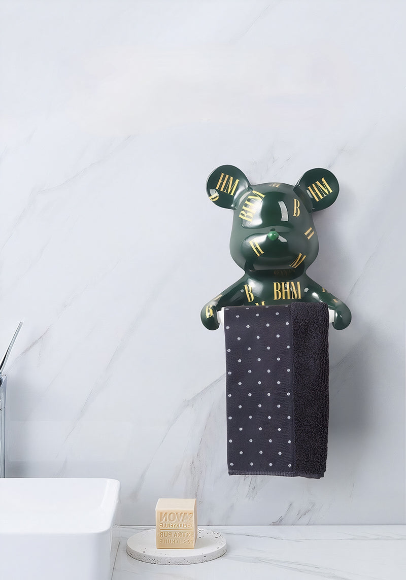 Luxe Bear Towel Holder - 2nd unit 50% off no code required 🤍